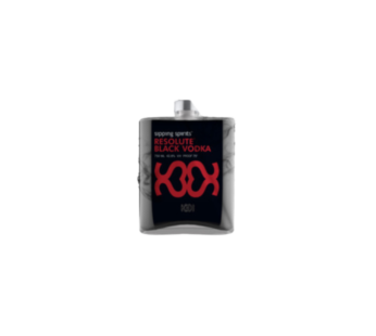 RESOLUTE BLACK VODKA 750ML