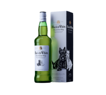BLACK & WHITE OLD SCOTCH WHY 750ML (GIFT PACK)