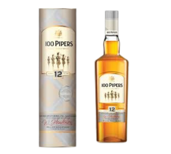 100 Pipers Aged 12 Year Scotch Whisky