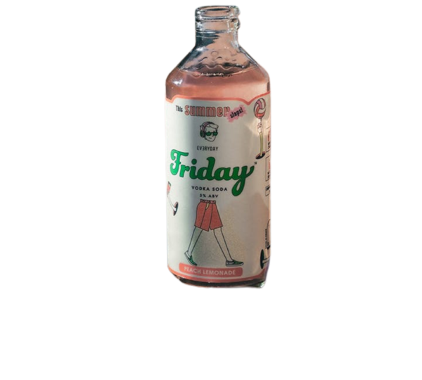 EVERYDAY FRIDAY PEACH LEMONADE 330ML