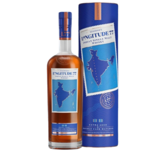SEAGRAMS LONGITUDE 77 INDIAN SINGLE MALT WHISKY 750ML