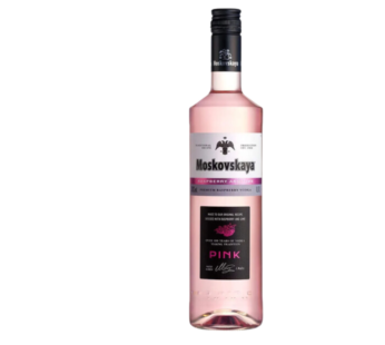 MOSKOVSKAYA PINK RASPBERRY LIME VODKA 700ML